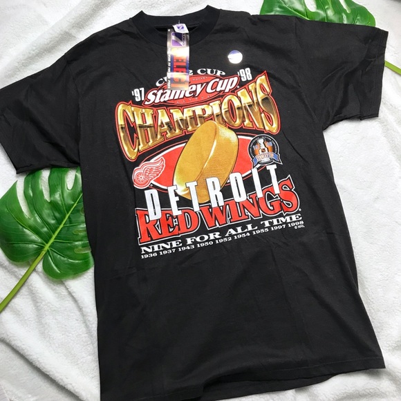 Vintage Other - Vintage Detroit Red Wings Championship T-shirt XL